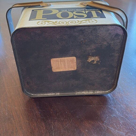 Vintage 1939 Saturday evening post Christmas tin - Picture 5 of 7